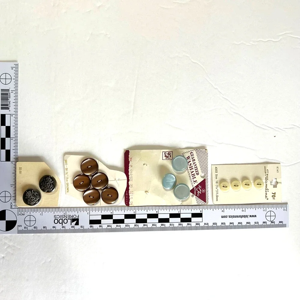 Vintage Buttons Carded and Loose‎